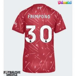Liverpool Jeremie Frimpong #30 Dámské Domácí Dres 2026-27 Krátký Rukáv Liverpool Jeremie Frimpong #30 Dámské Domácí Dres 2026-27 Krátký Rukáv